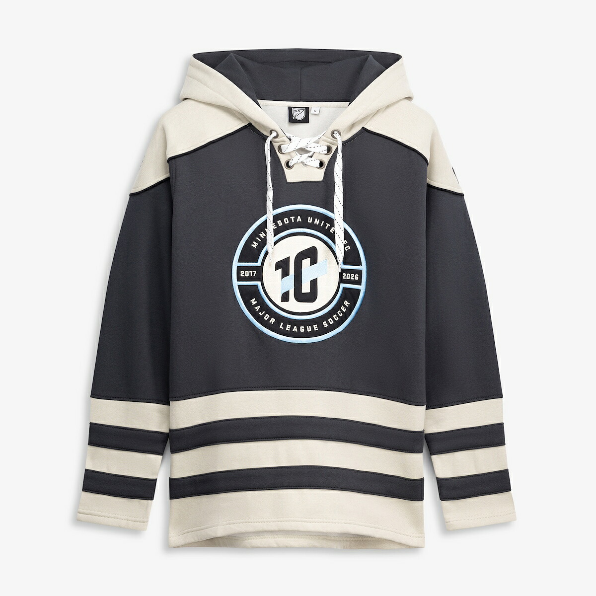 【公式グッズ】MLS ユナイテッドFC パーカー Sport Design Sweden メンズ チャコール (SDS S26 Men's Anniversary Collection Hockey PO Hood)|Fanatics公式ストア 店