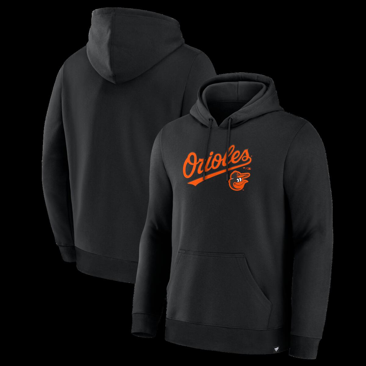 【公式グッズ】MLB オリオールズ パーカー Fanatics/ファナティクス メンズ ブラック (FANATICS TEAM LOCK-UP CURRENT LEGACY FLEECE POH)