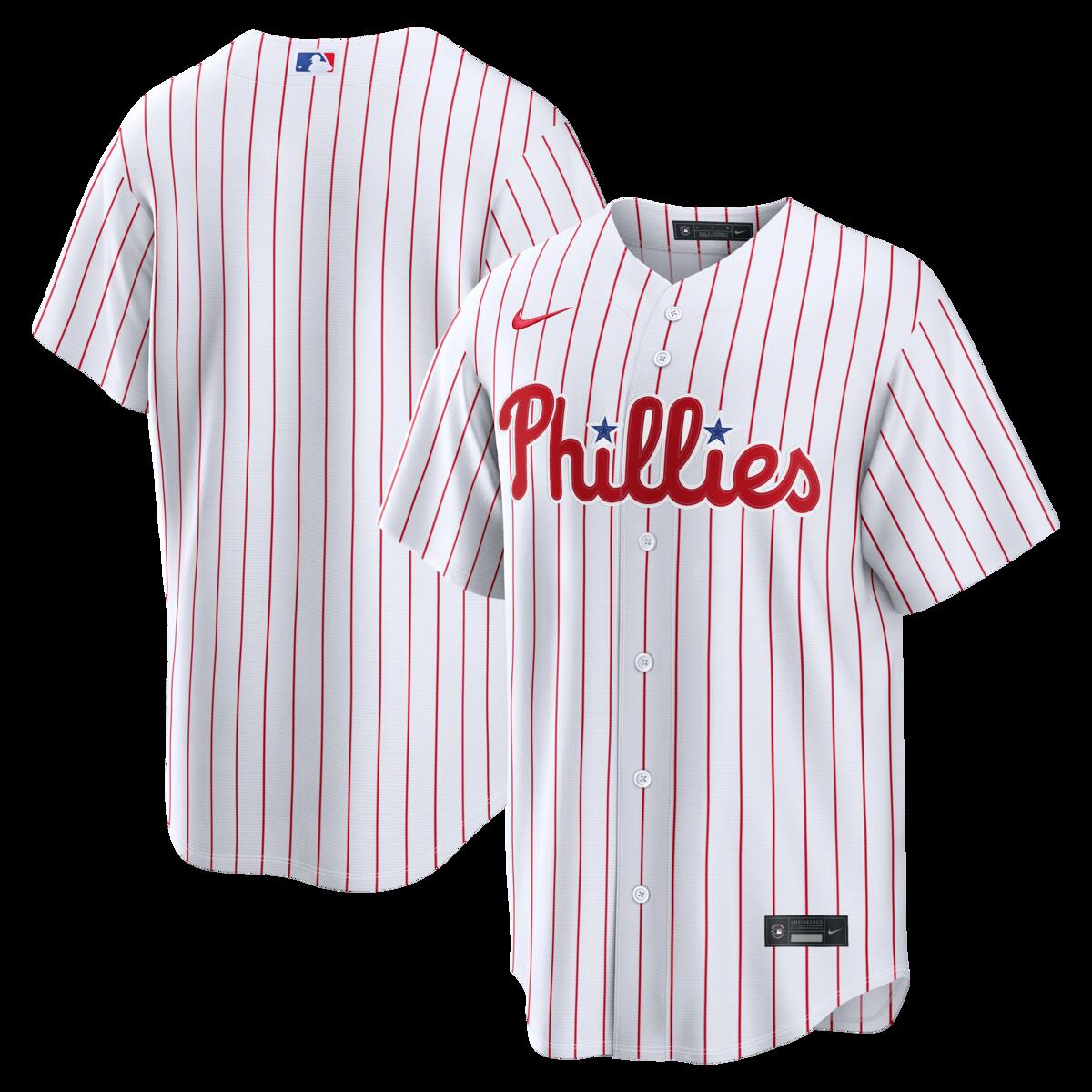 【公式グッズ】MLB フィリーズ ホーム ユニフォーム （レプリカ） Nike/ナイキ メンズ ホワイト (Men's Nike 2026 Replica CORE Jersey - Team Front)