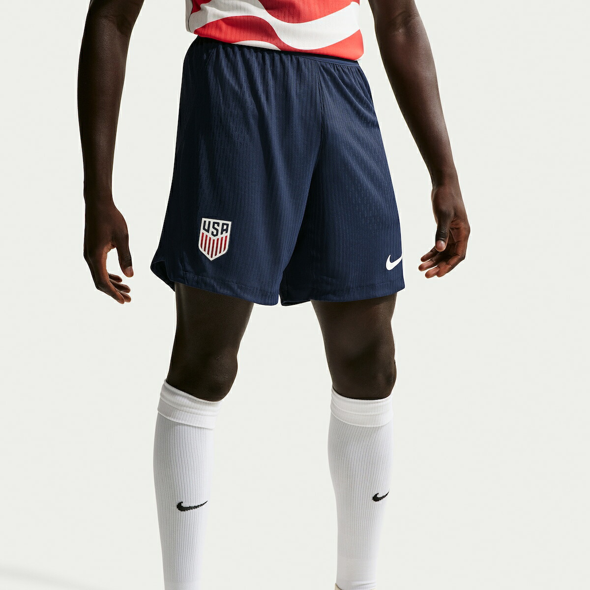 【公式グッズ】NATIONAL TEAM アメリカ代表 サッカー ショーツ Nike/ナイキ メンズ ネイビー (NIK SU26 Men's Dri-Fit Match Authentic Short)