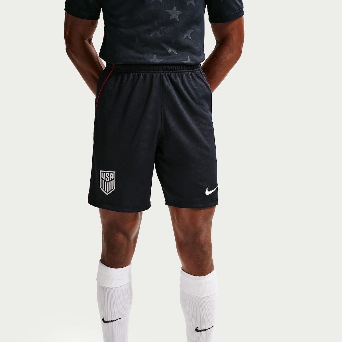 【公式グッズ】NATIONAL TEAM アメリカ代表 サッカー ショーツ Nike/ナイキ メンズ ネイビー (NIK SU26 Men's Dri-Fit Stadium Replica Short)