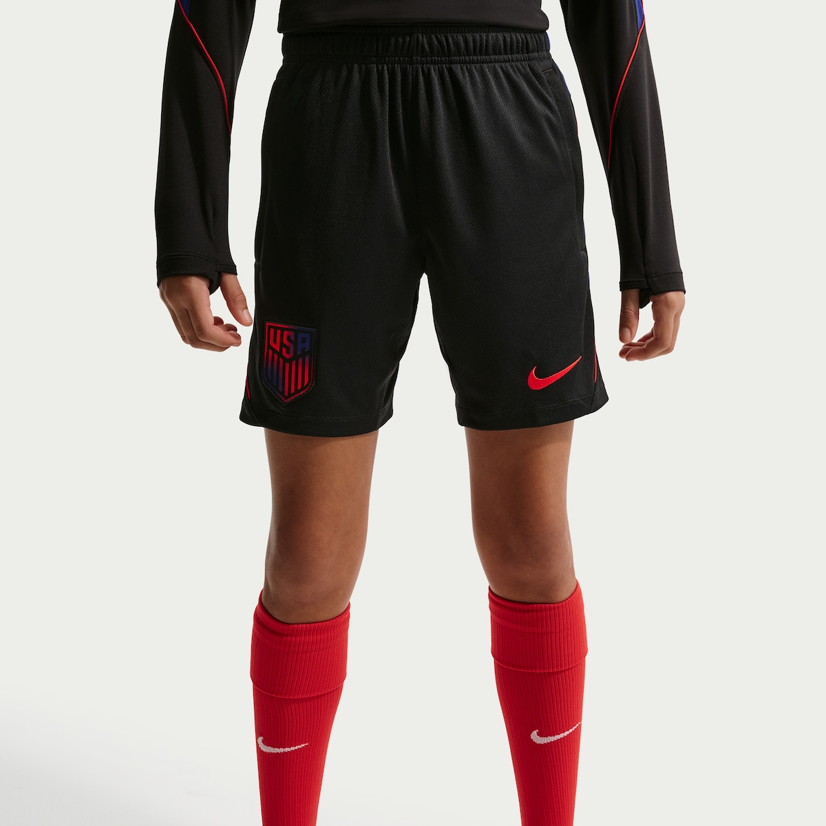 【公式グッズ】NATIONAL TEAM アメリカ代表 トレーニングショーツ Nike/ナイキ ユース・ジュニアサイズ ブラック (NIK S26 Youth Dri-Fit Strike Short)｜Fanatics公式ストア 店 9,920円