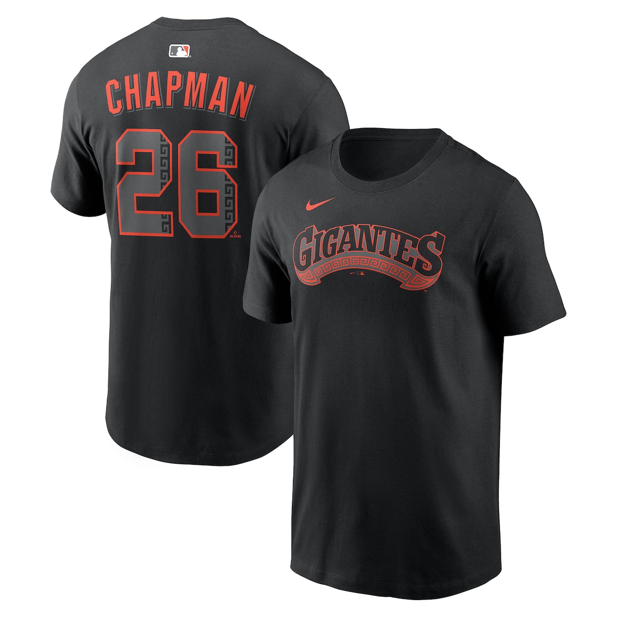 【公式グッズ】MLB ジャイアンツ マット・チャップマン ネーム&ナンバー Tシャツ Nike/ナイキ メンズ ブラック (Nike 2026 Men's N&N League Seasonal Tee)