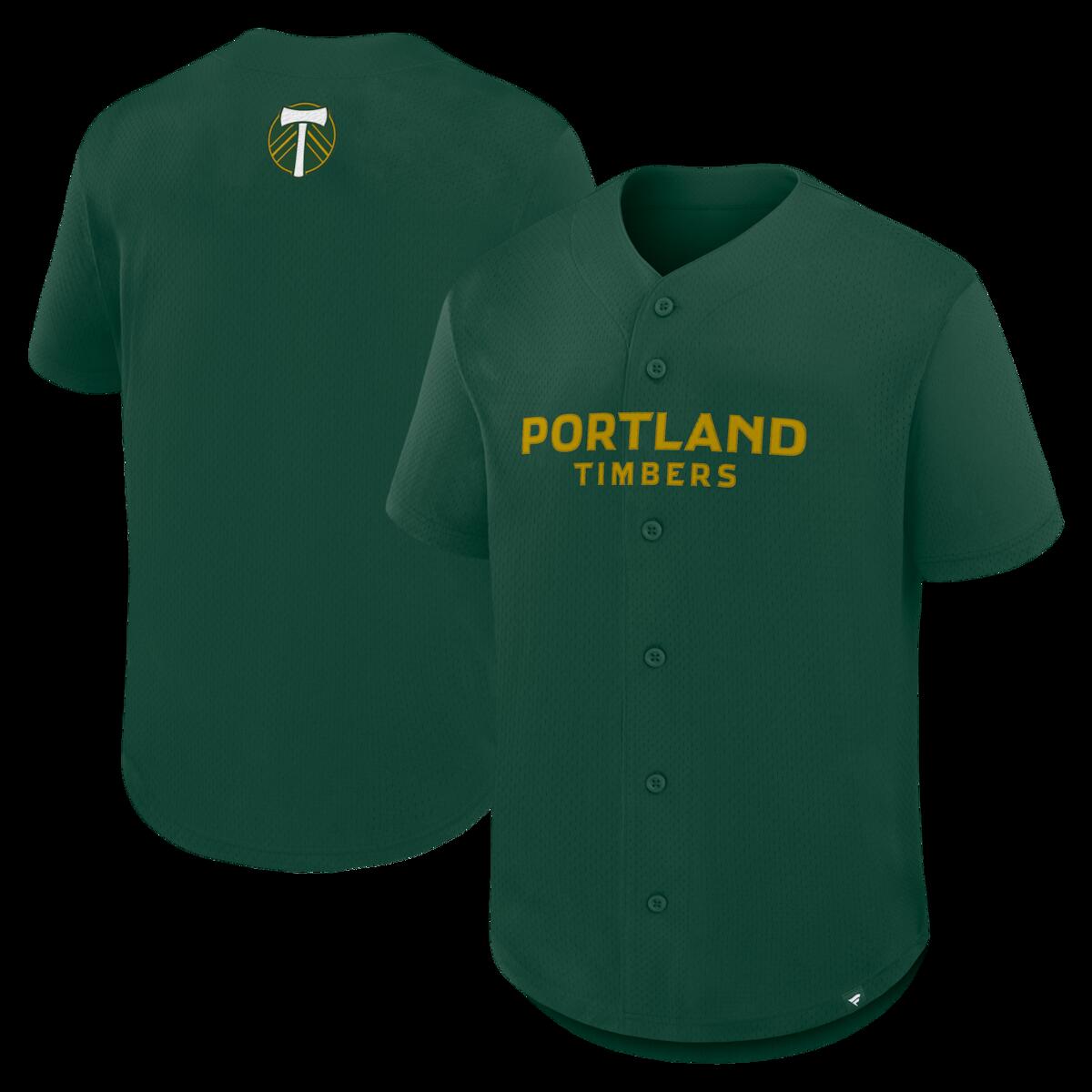 【公式グッズ】MLS ティンバーズ ユニフォーム Fanatics/ファナティクス メンズ グリーン (NUT S26 Men's MLS Baseball Fashion Jersey)