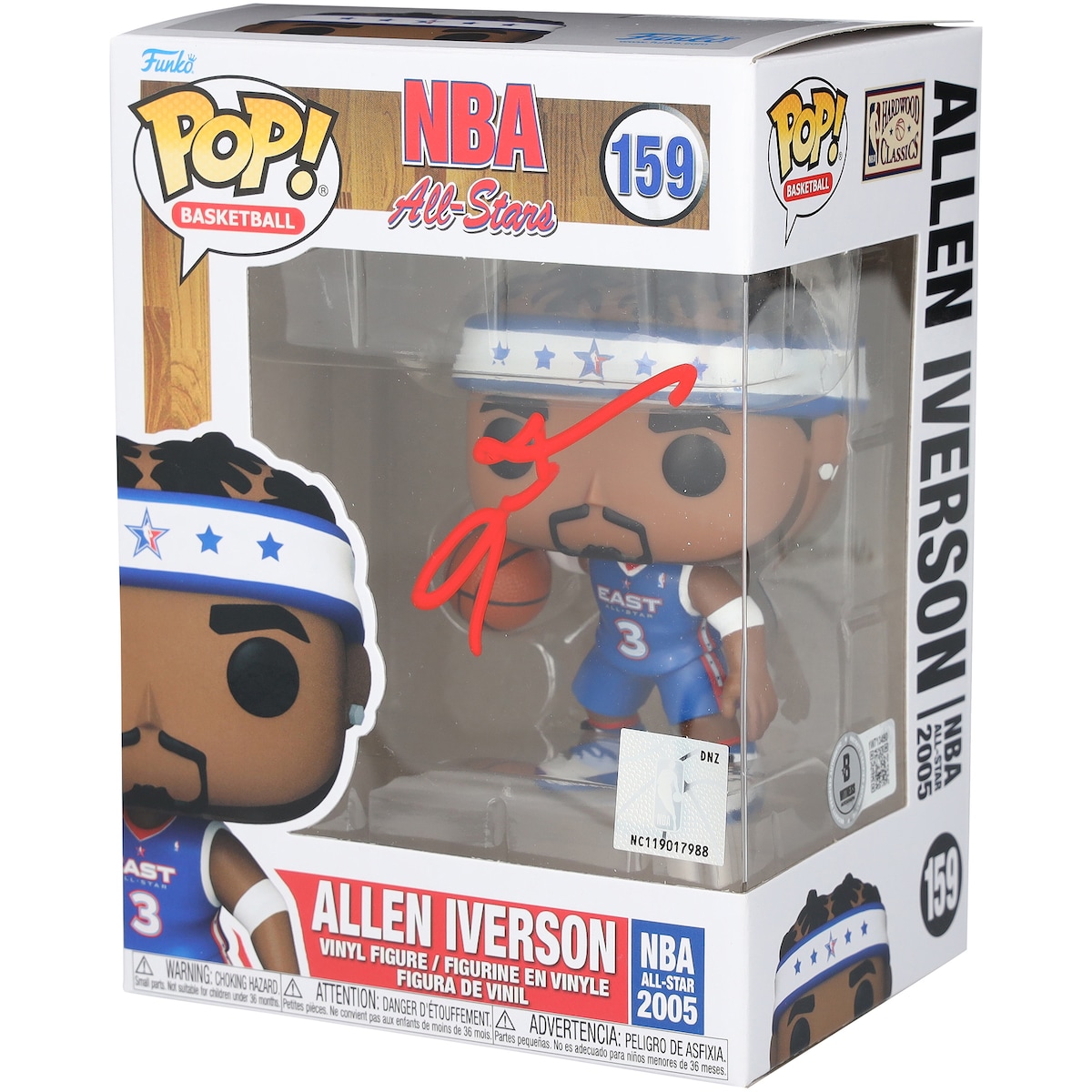 【公式シリアル番号付き】NBA 76ers アレン・アイバーソン 直筆サイン入り フィギュア Fanatics Authentic/ファナティクスオーセンティック (AUT FIGURINE 46078)|Fanatics公式ストア 店
