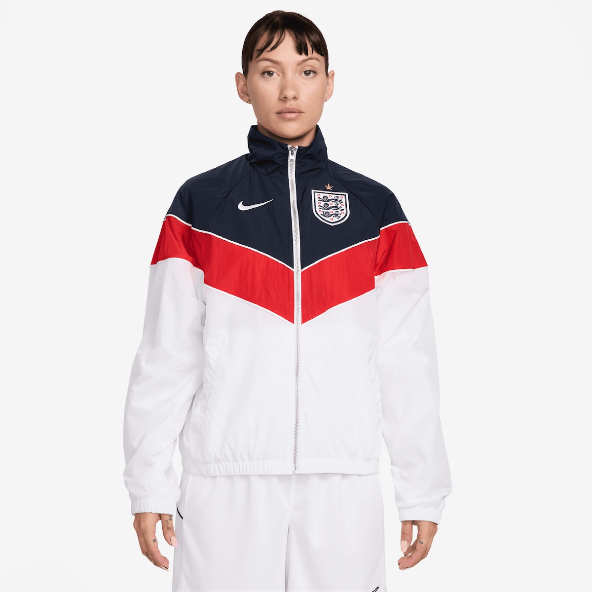 【公式グッズ】NATIONAL TEAM イングランド代表 ジャケット Nike/ナイキ レディース ホワイト (NIK SU26 Women's UV Woven FZ Jacket)|Fanatics公式ストア 店