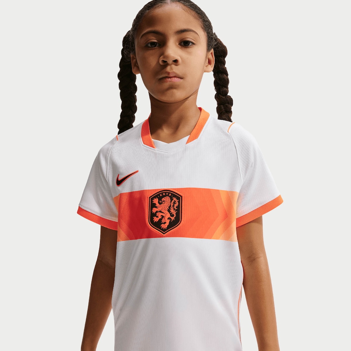 【公式グッズ】NATIONAL TEAM オランダ代表 アウェイ ユニフォーム （レプリカ） Nike/ナイキ ユース・ジュニアサイズ ホワイト (NIK S26 Youth Stadium Replica Jersey)