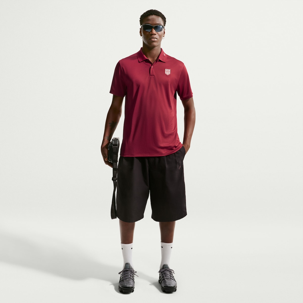 【公式グッズ】NATIONAL TEAM アメリカ代表 ポロシャツ Nike/ナイキ メンズ (NIK SU26 Men's Dri-Fit Victory Solid Polo)