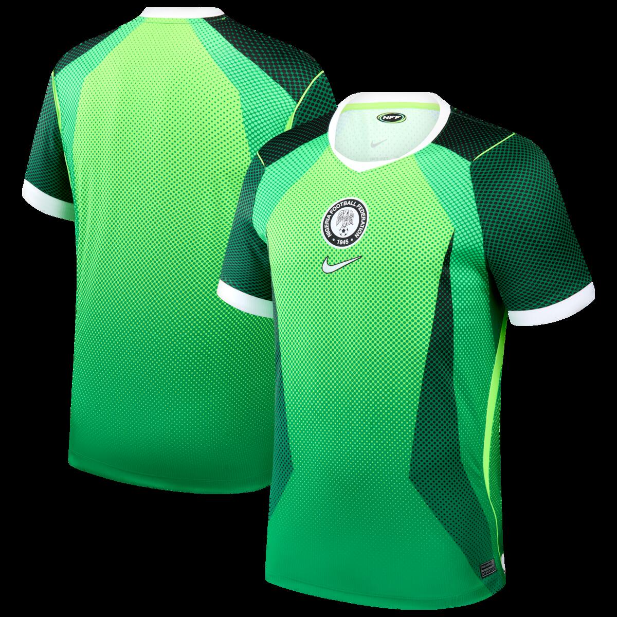 【公式グッズ】NATIONAL TEAM ナイジェリア代表 ホーム ユニフォーム （レプリカ） Nike/ナイキ メンズ グリーン (NIK SU26 Men's Stadium Replica Jersey)｜Fanatics公式ストア 店