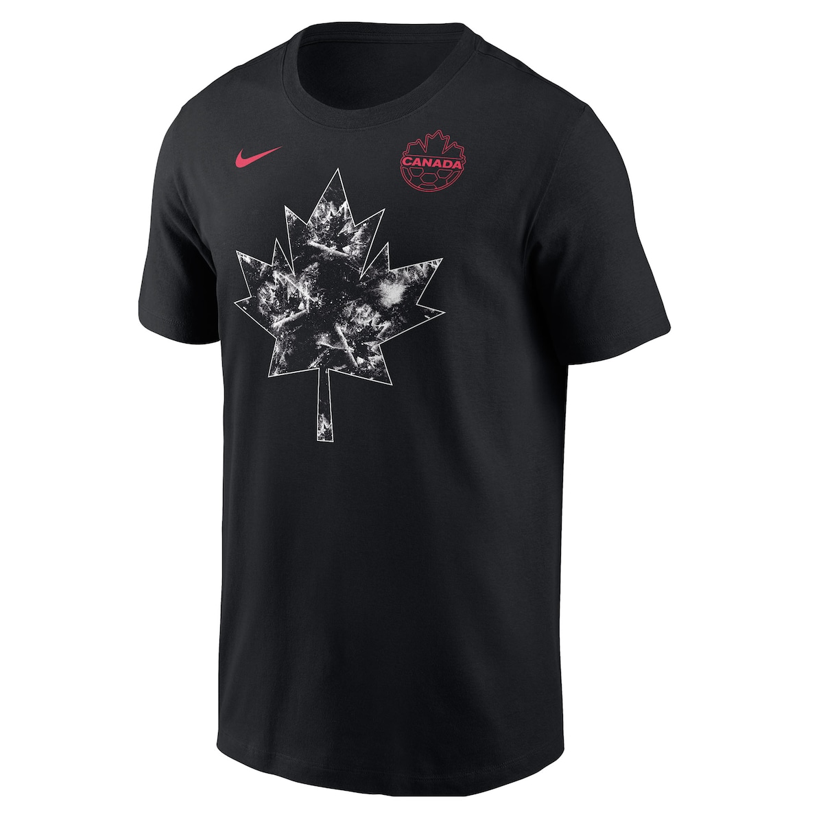 【公式グッズ】NATIONAL TEAM カナダ代表 Tシャツ Nike/ナイキ メンズ ブラック (BCS S26 Men's Maple Leaf Tee)