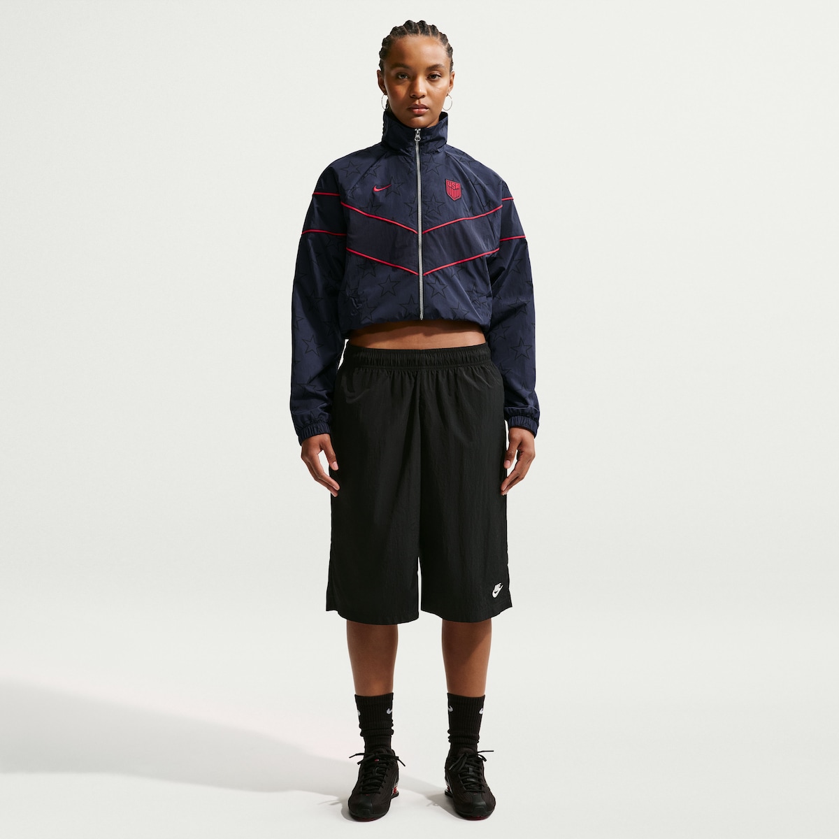 【公式グッズ】NATIONAL TEAM アメリカ代表 ジャケット Nike/ナイキ レディース ネイビー (NIK SU26 Women's UV Woven FZ Jacket)｜Fanatics公式ストア 店 21,874円