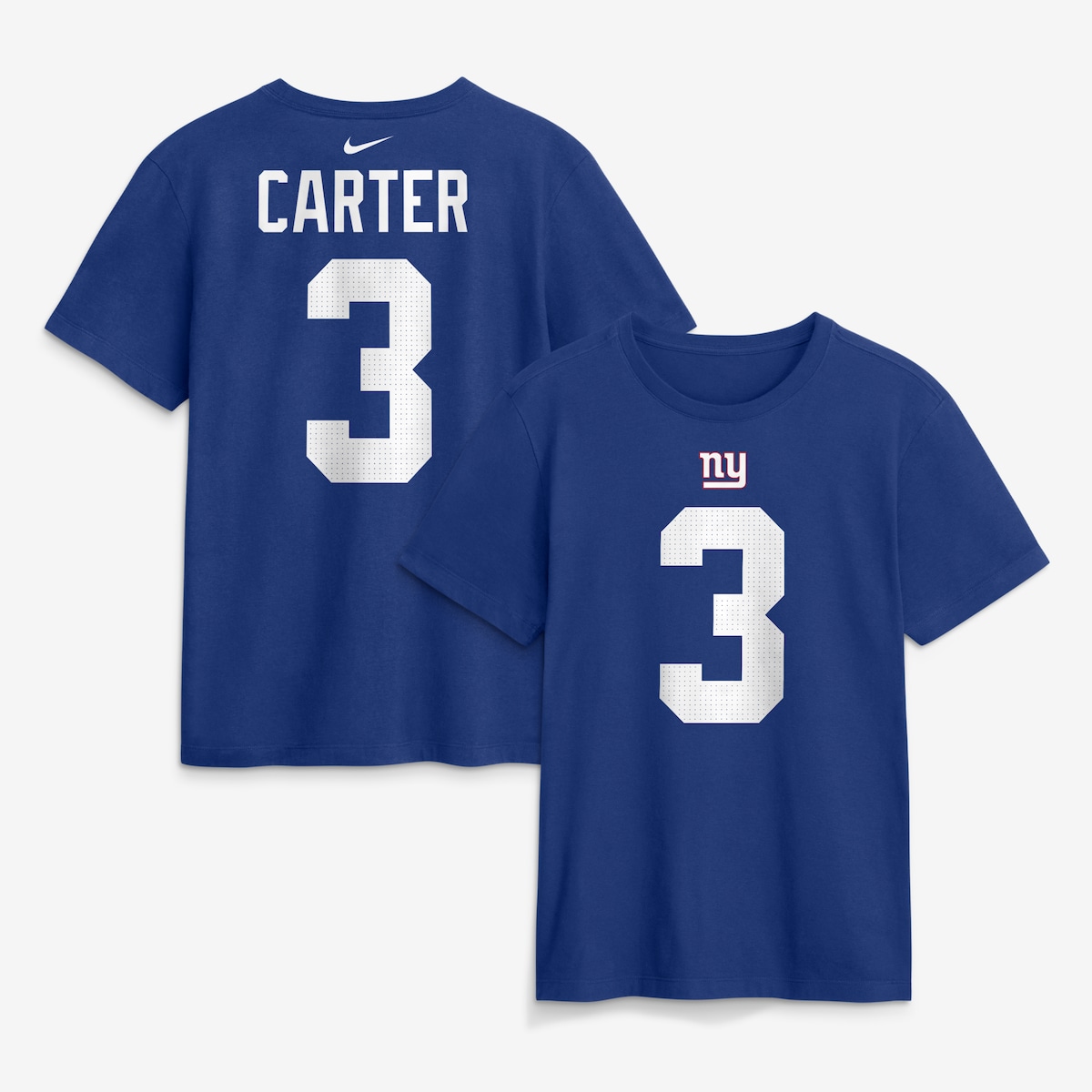 【公式グッズ】NFL ジャイアンツ アブドゥル・カーター ネーム&ナンバー Tシャツ Nike/ナイキ メンズ ロイヤルブルー (26 Men's NFL Nike Player N&N Tee)｜Fanatics公式ストア 店