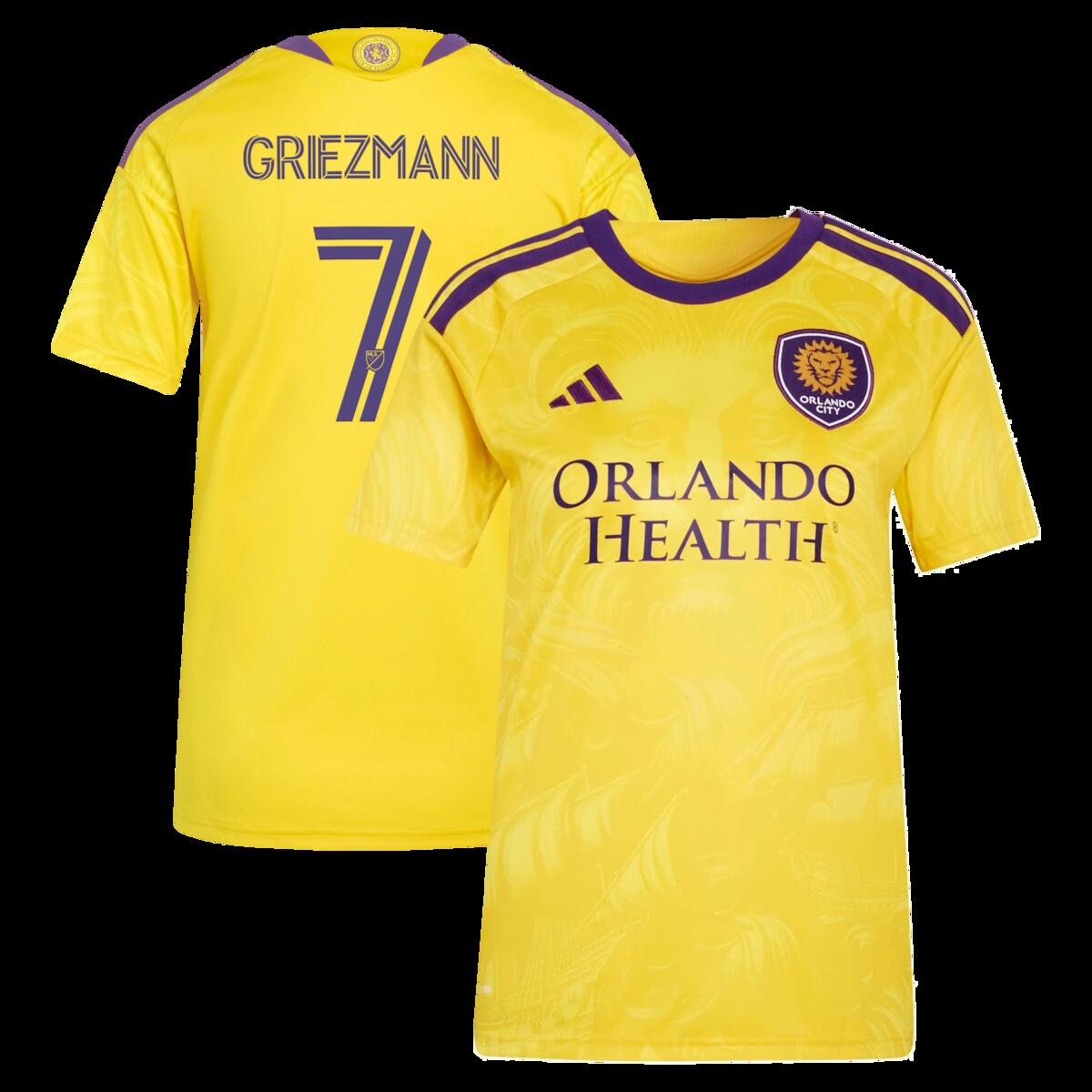 【公式グッズ】MLS オーランド・シティSC グリーズマン レプリカ ユニフォーム Adidas/アディダス レディース イエロー (ADI 2026 Women's MLS Replica Jersey - Player)|Fanatics公式ストア 店