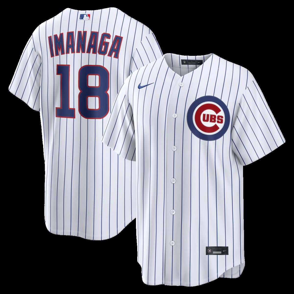 【公式グッズ】MLB カブス 今永 昇太 ホーム ユニフォーム （レプリカ） Nike/ナイキ メンズ ホワイト (Nike 2026 Men's Replica RP26 Core Jersey - Starter Player)｜Fanatics公式ストア 店