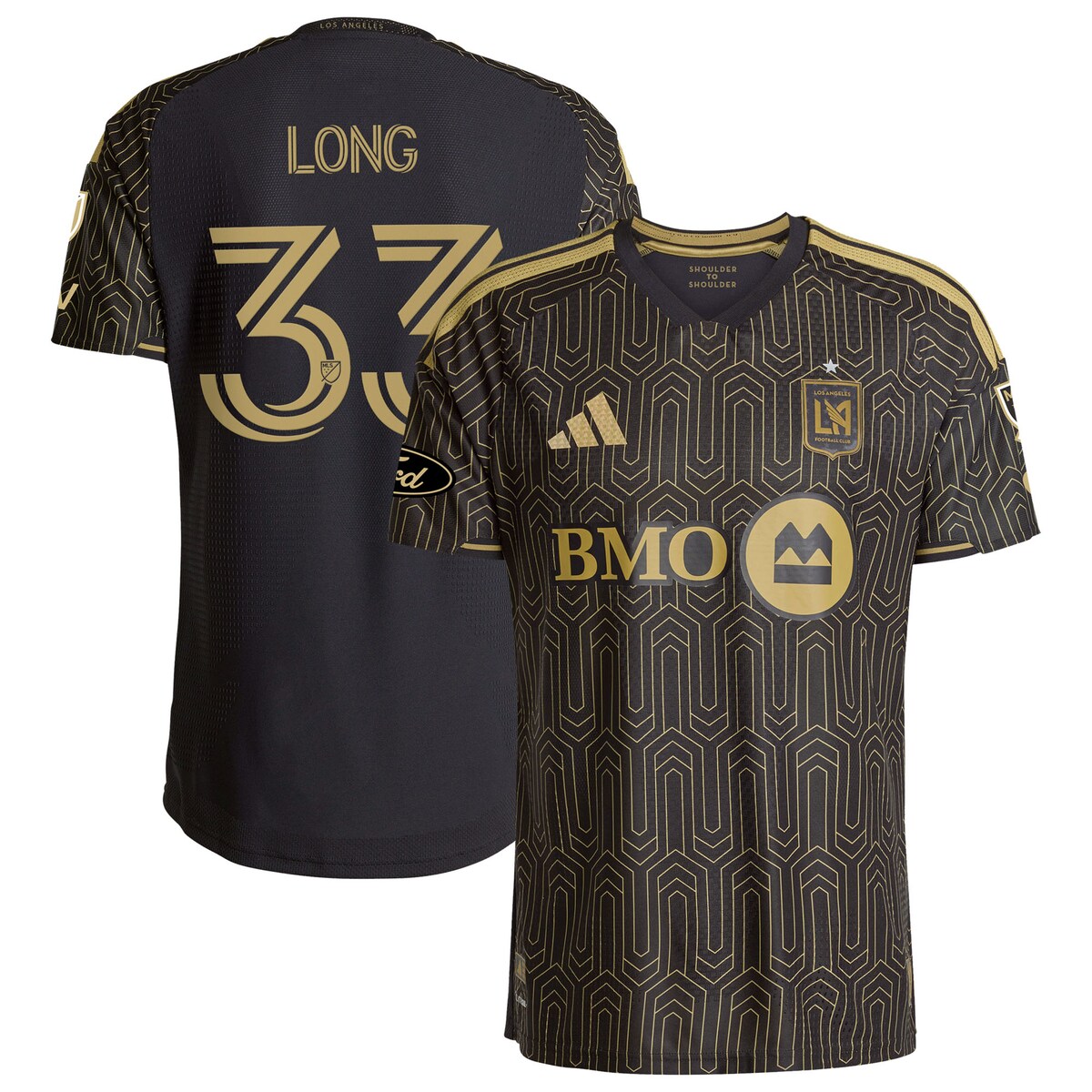 【公式グッズ】MLS LAFC ロング オーセンティック ユニフォーム Adidas/アディダス メンズ ブラック (ADI 2026 Men's MLS Authentic Jersey W/ Patch - Player)