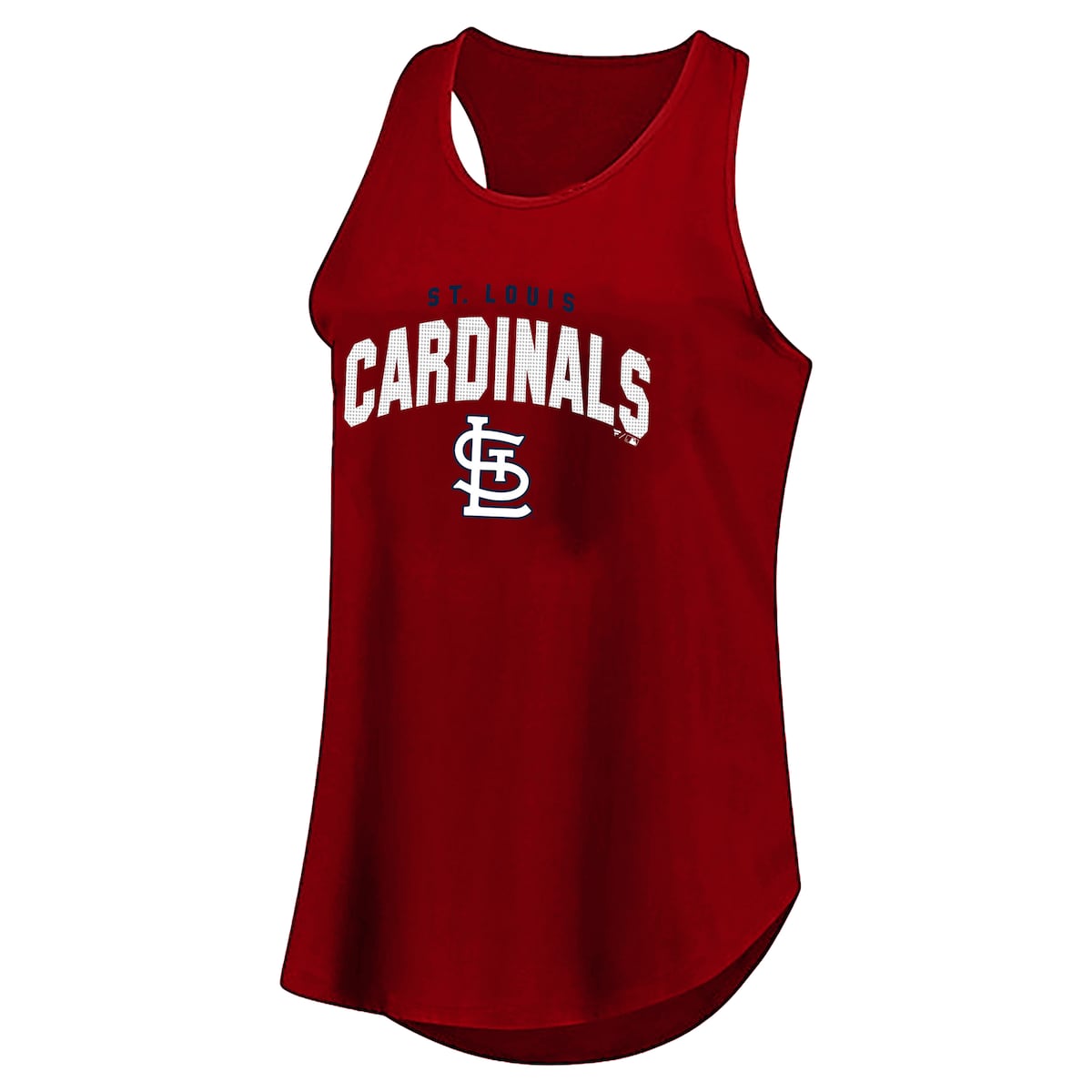 【公式グッズ】MLB カージナルス タンクトップ Fanatics/ファナティクス レディース レッド (Women's Plus Price Point RACER BACK TANK)
