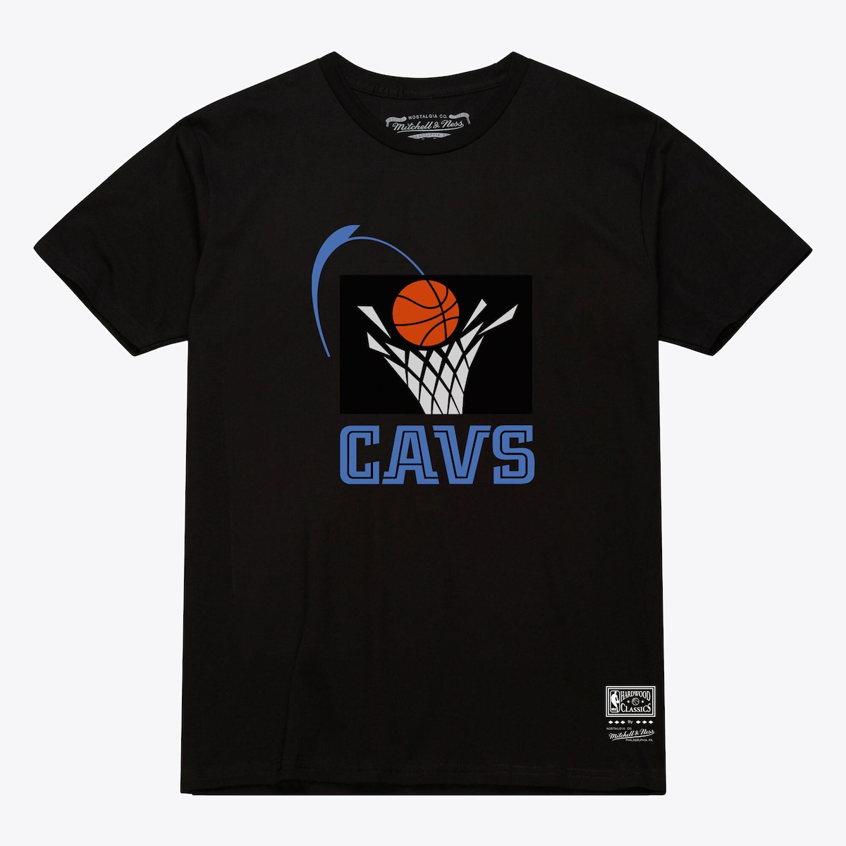 【公式グッズ】NBA キャバリアーズ Tシャツ Mitchell & Ness/ミッチェル＆ネス メンズ ブラック (NBA MVP ARCH TEE)