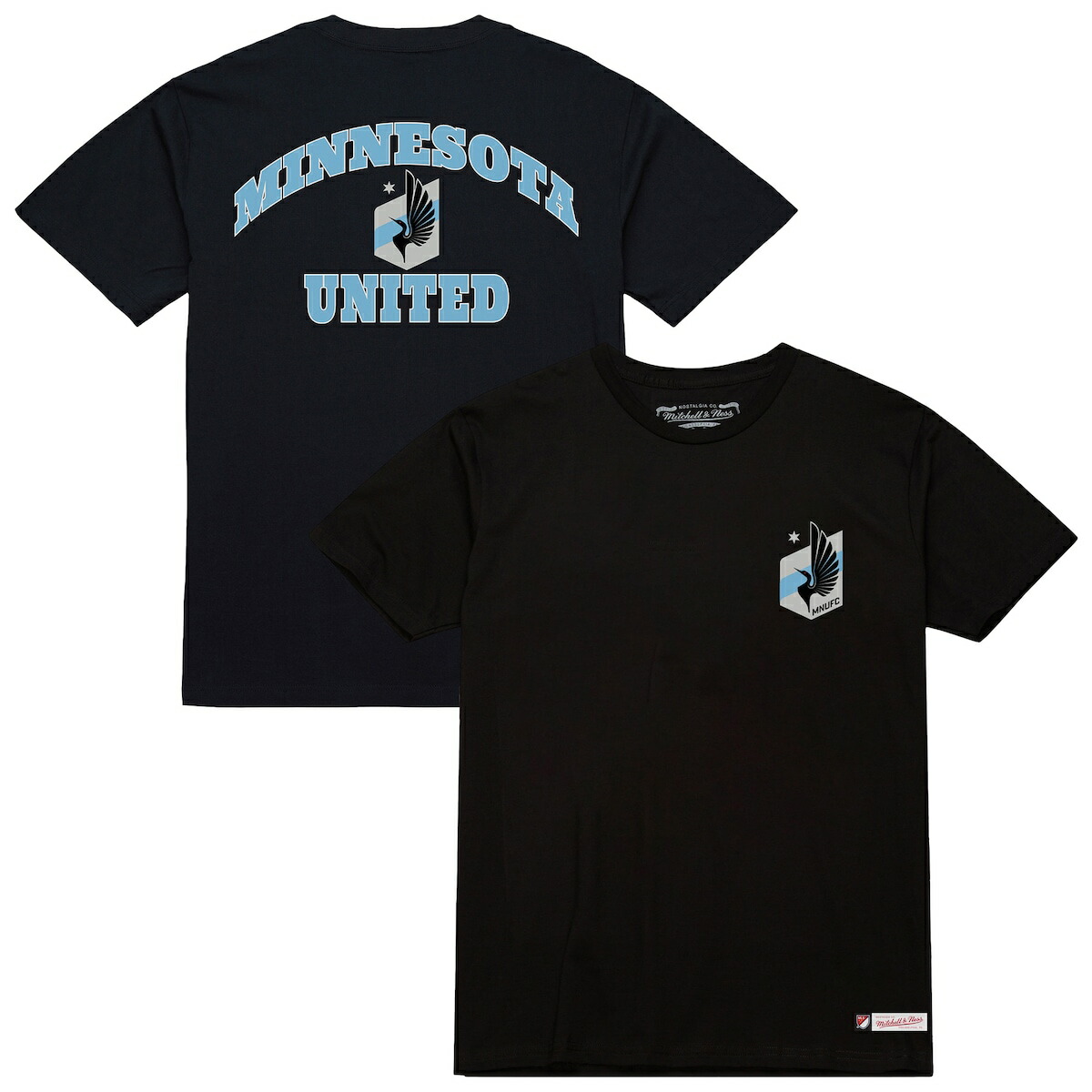 【公式グッズ】MLS ユナイテッドFC Tシャツ Mitchell & Ness/ミッチェル＆ネス メンズ ブラック (MNC S26 Men's MLS 2-Hit SS Tee) 7,508円