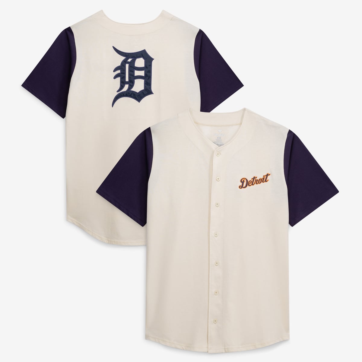 【公式グッズ】MLB タイガース シャツ Fanatics/ファナティクス メンズ クリーム (S/S BUTTON FRNT JERSEY) 11,631円