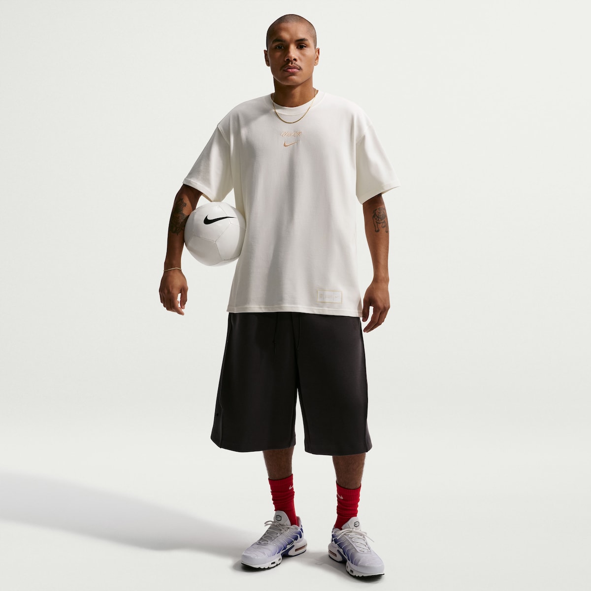 【公式グッズ】NATIONAL TEAM アメリカ代表 Tシャツ Nike/ナイキ メンズ ホワイト (NIK SU26 Men's Premium EMB Tee)