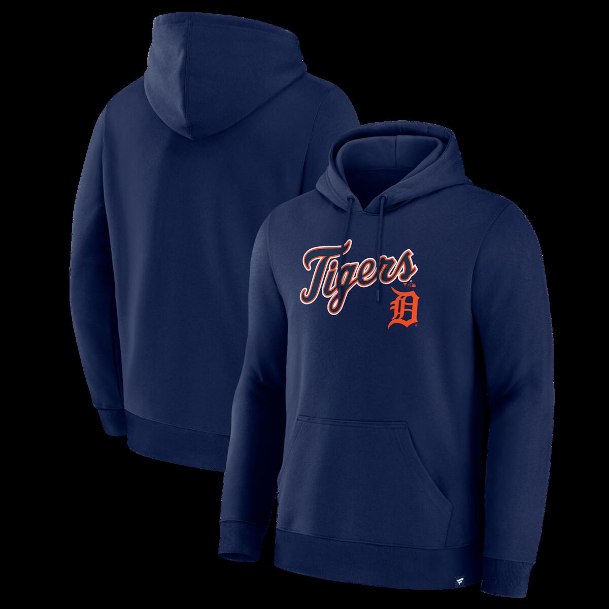 【公式グッズ】MLB タイガース パーカー Fanatics/ファナティクス メンズ ネイビー (FANATICS TEAM LOCK-UP CURRENT LEGACY FLEECE POH)