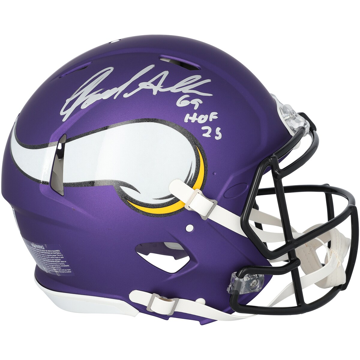 【公式シリアル番号付き】NFL バイキングス ジャレッド・アレン 直筆サイン入り 実物大 ヘルメット Fanatics Authentic/ファナティクスオーセンティック (AUT PRO HELMET 46077)｜Fanatics公式ストア 店