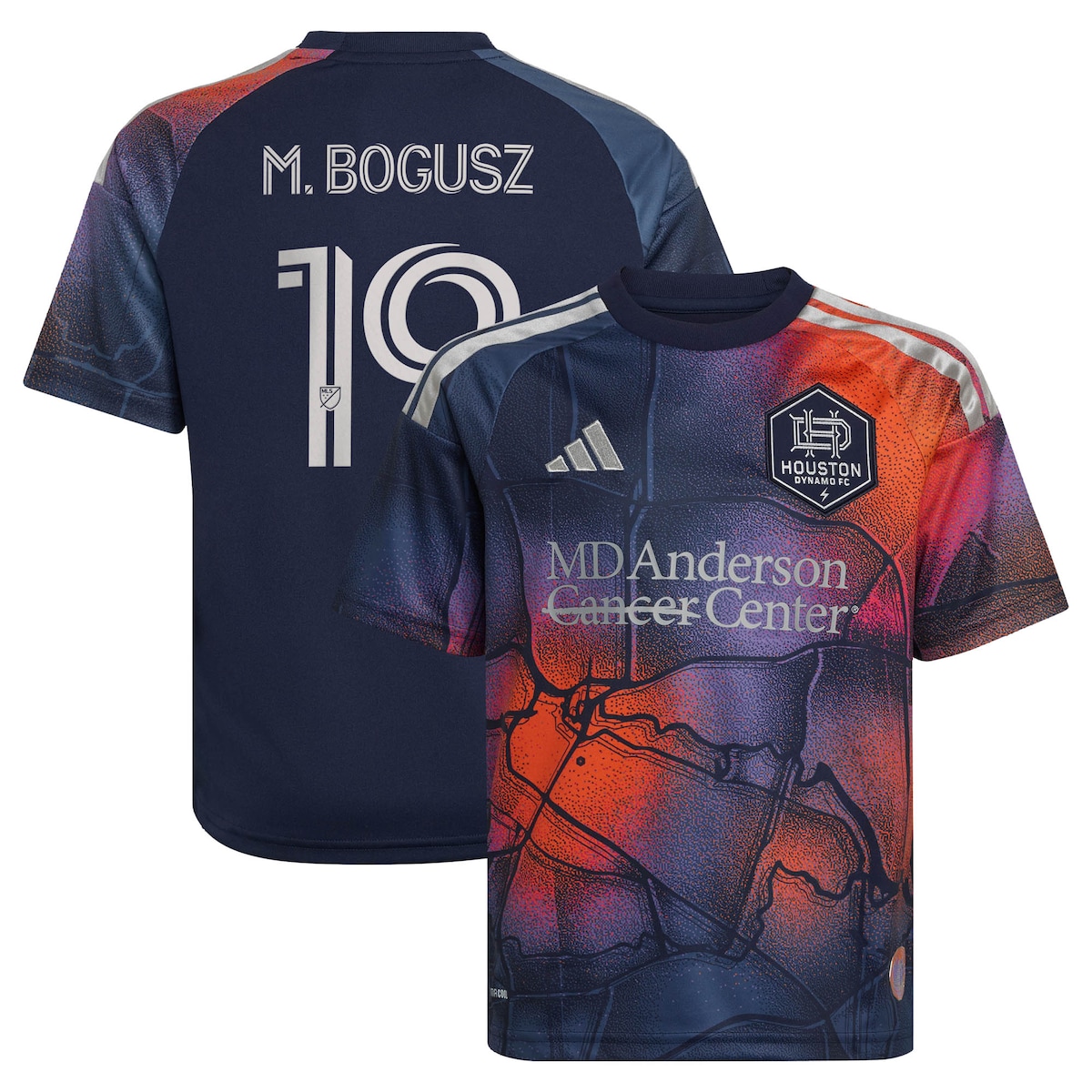 【公式グッズ】MLS ダイナモFC マテウシュ・ボグシュ レプリカ ユニフォーム Adidas/アディダス キッズサイズ ブルー (ADI 2026 Youth MLS Replica Jersey - Player)