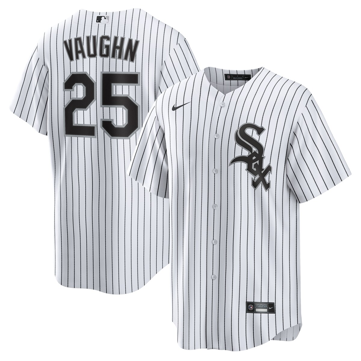 【公式グッズ】MLB ホワイトソックス アンドリュー・ヴォーン ホーム ユニフォーム （レプリカ） Nike/ナイキ メンズ ホワイト (Men's Replica Jersey OBS Style)
