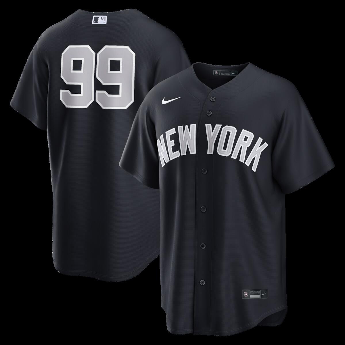 【公式グッズ】MLB ヤンキース アーロン・ジャッジ オルタネイト ユニフォーム (レプリカ) Nike/ナイキ メンズ ネイビー (Replica 2026 Men's LEAGUE SEASONAL Jersey - Player)