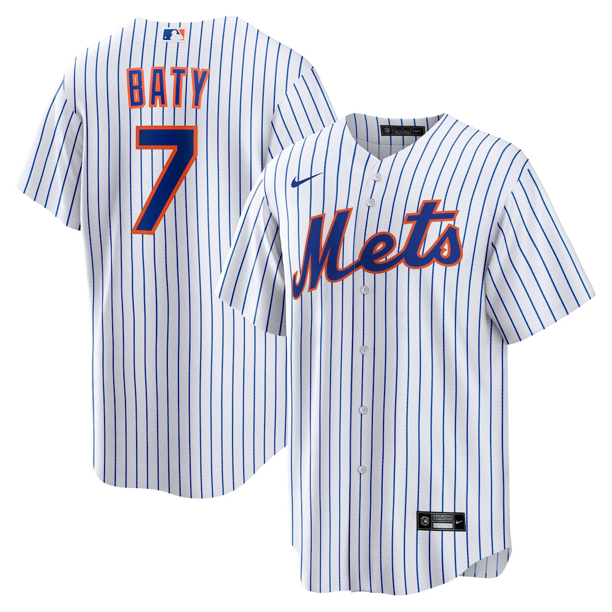 【公式グッズ】MLB メッツ ブレット・ベイ ホーム ユニフォーム (レプリカ) Nike/ナイキ メンズ ホワイト (Men’s T770 Replica Jersey — CORE Inline — Starter Player)|Fanatics公式ストア 店