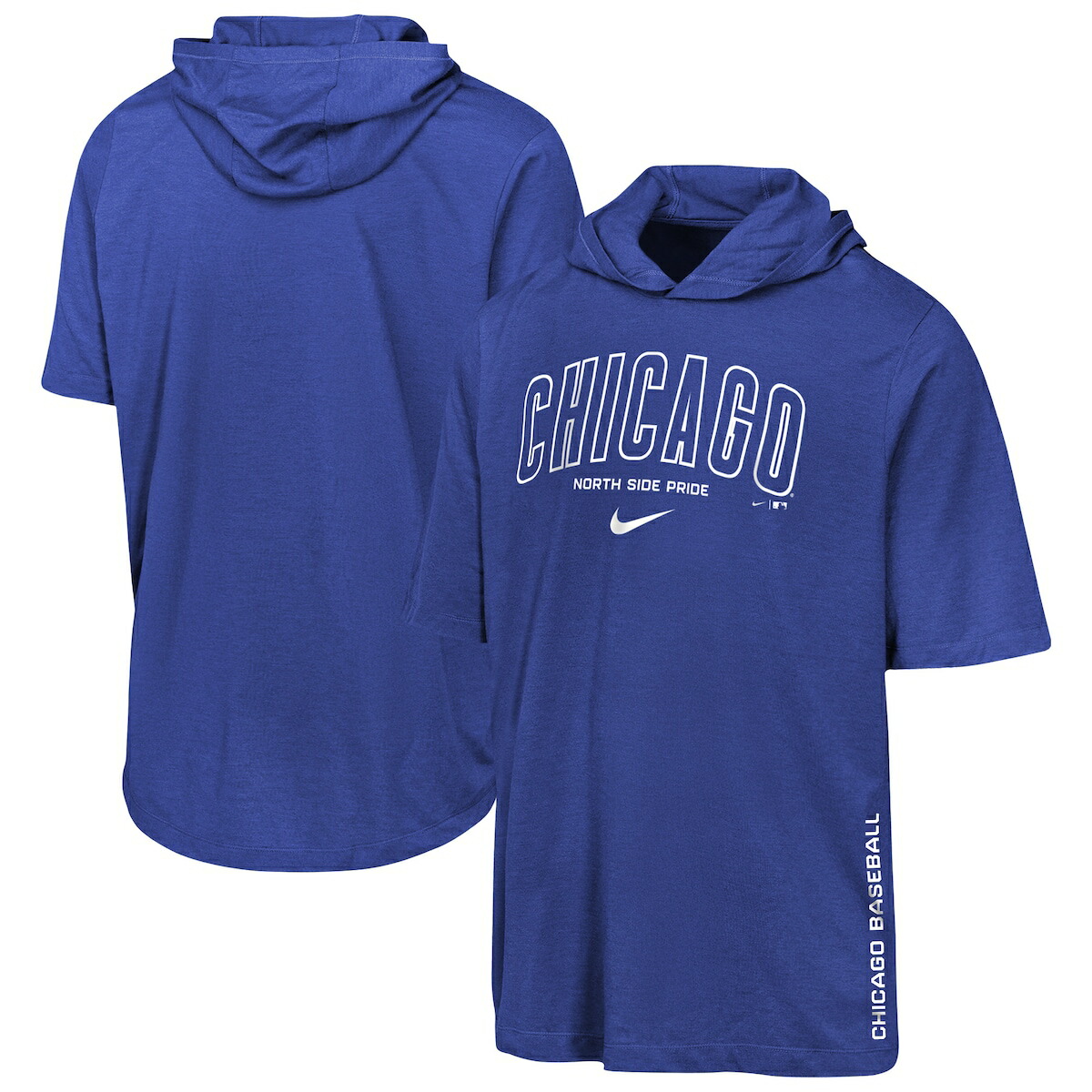 【公式グッズ】MLB カブス フード付き Tシャツ Nike/ナイキ キッズサイズ ロイヤルブルー (OST YTH NK FANGEAR FG DF SS TEE W/HD)