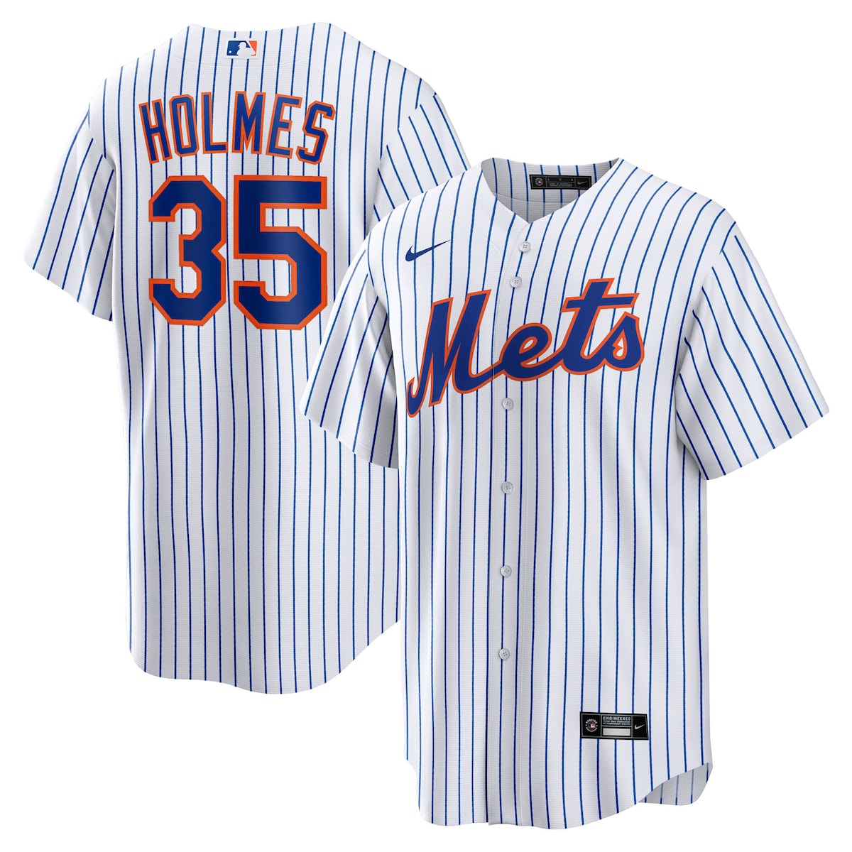 【公式グッズ】MLB メッツ クレイ・ホームズ ホーム ユニフォーム （レプリカ） Nike/ナイキ メンズ ホワイト (Men&rsquo;s T770 Replica Jersey &mdash; CORE Inline &mdash; Starter Player)｜Fanatics公式ストア 店 25,255円
