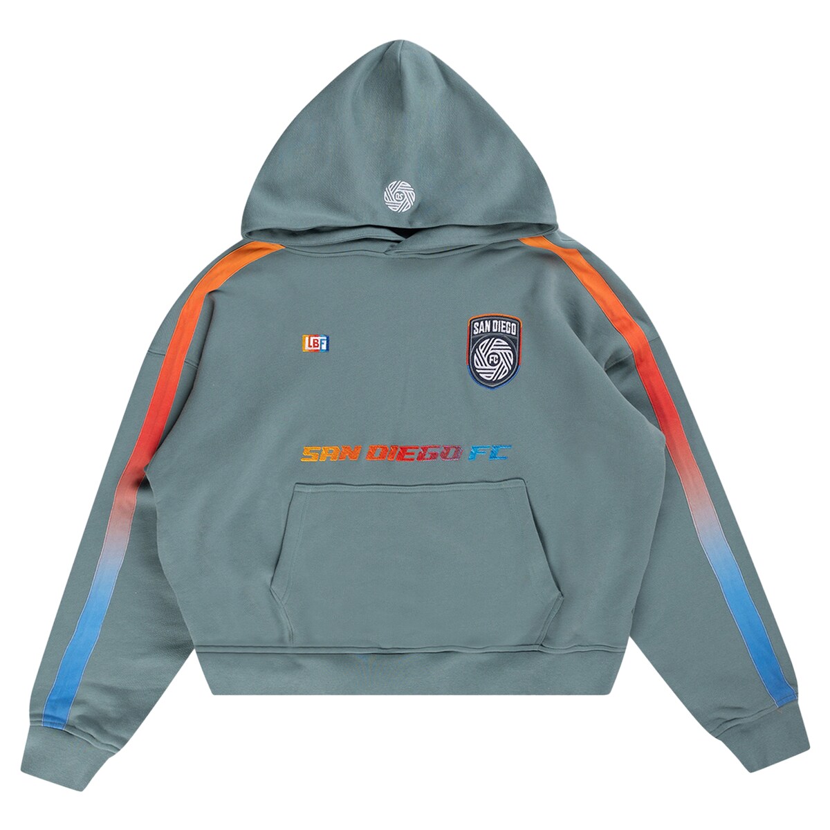 【公式グッズ】MLS サンディエゴFC パーカー Live Breathe Futbol メンズ グレイ (LBF S26 Unisex Rossi PO Hood)