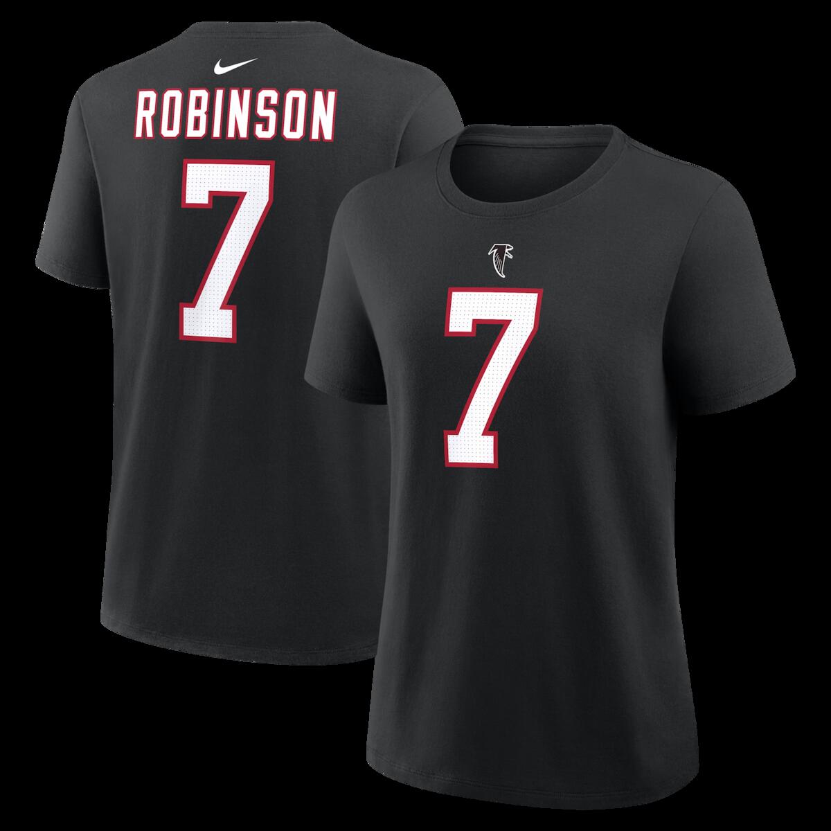 【公式グッズ】NFL ファルコンズ ビジャン・ロビンソン ネーム&ナンバー Tシャツ Nike/ナイキ レディース ブラック (26 Nike NFL Women's Player N&N Tee) 7,884円