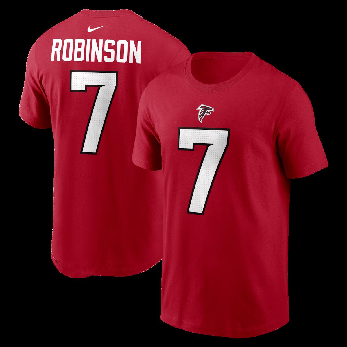 【公式グッズ】NFL ファルコンズ ビジャン・ロビンソン ネーム&ナンバー Tシャツ Nike/ナイキ メンズ レッド (26 Men's NFL Nike Player N&N Tee)｜Fanatics公式ストア 店
