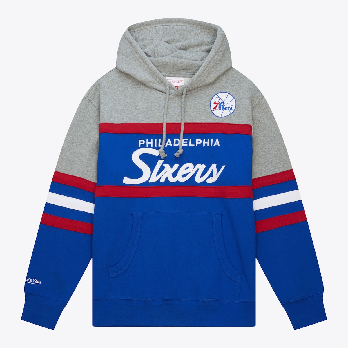 【公式グッズ】NBA 76ers パーカー Mitchell & Ness/ミッチェル＆ネス メンズ ロイヤルブルー (NBA SP26 HEAD COACH HOOD)｜Fanatics公式ストア 店