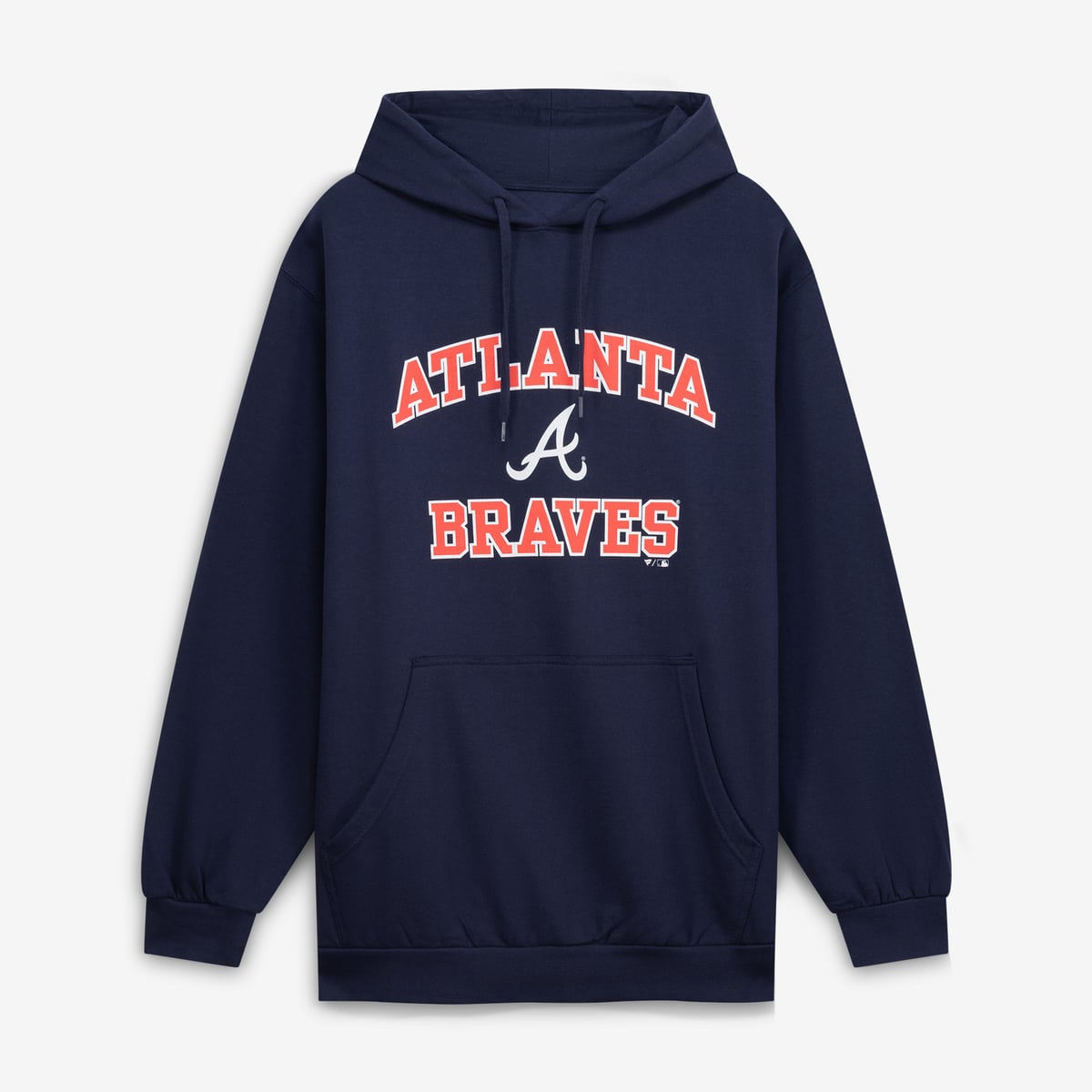 【公式グッズ】MLB ブレーブス パーカー （大きいサイズ） Fanatics/ファナティクス メンズ ネイビー (Big & Tall Heart & Soul Hood)