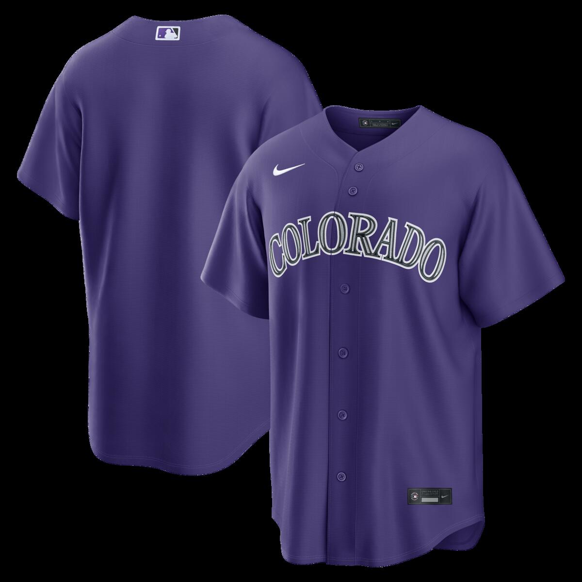 【公式グッズ】MLB ロッキーズ オルタネイト ユニフォーム （レプリカ） Nike/ナイキ メンズ パープル (Replica 2026 Men's LEAGUE SEASONAL Jersey - Team Front) 18,694円