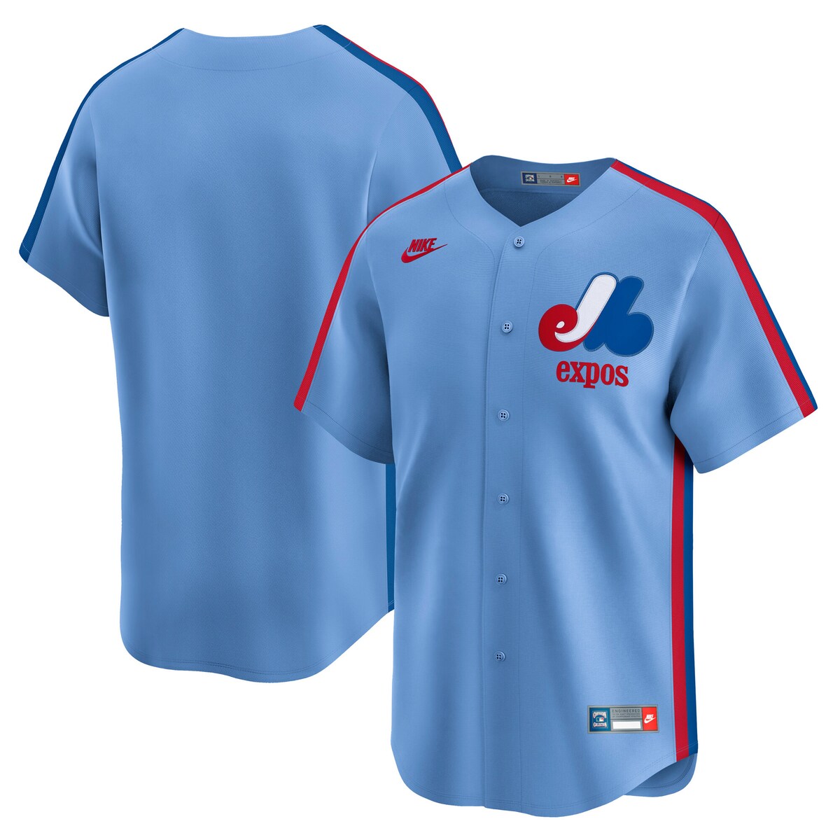 【公式グッズ】MLB エクスポズ クーパーズタウン リミテッド ユニフォーム Nike/ナイキ メンズ ライトブルー (SP25 Nike Mens Limited Cooperstown Team Front Jersey)