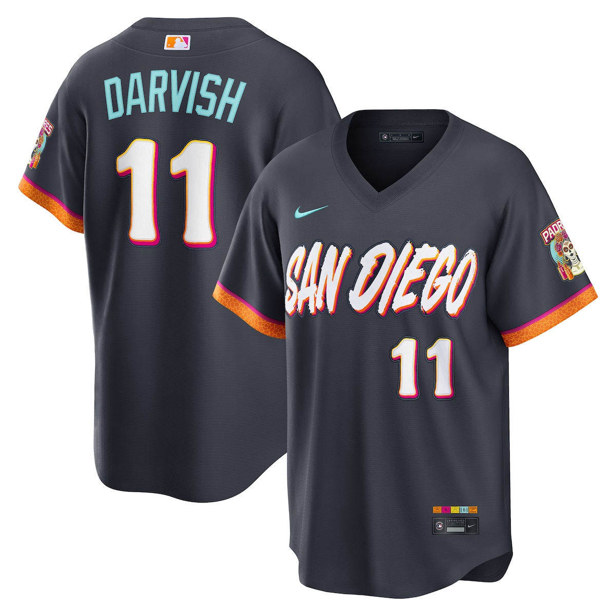 【公式グッズ】MLB パドレス ダルビッシュ有 シティコネクト ユニフォーム （レプリカ） Nike/ナイキ メンズ (Nike 2026 Stadium City Connect Jersey - Player)