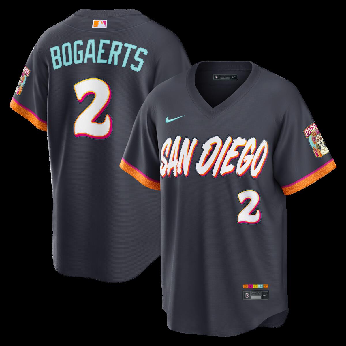 【公式グッズ】MLB パドレス ザンダー・ボガーツ シティコネクト ユニフォーム （レプリカ） Nike/ナイキ メンズ (Nike 2026 Stadium City Connect Jersey - Player)