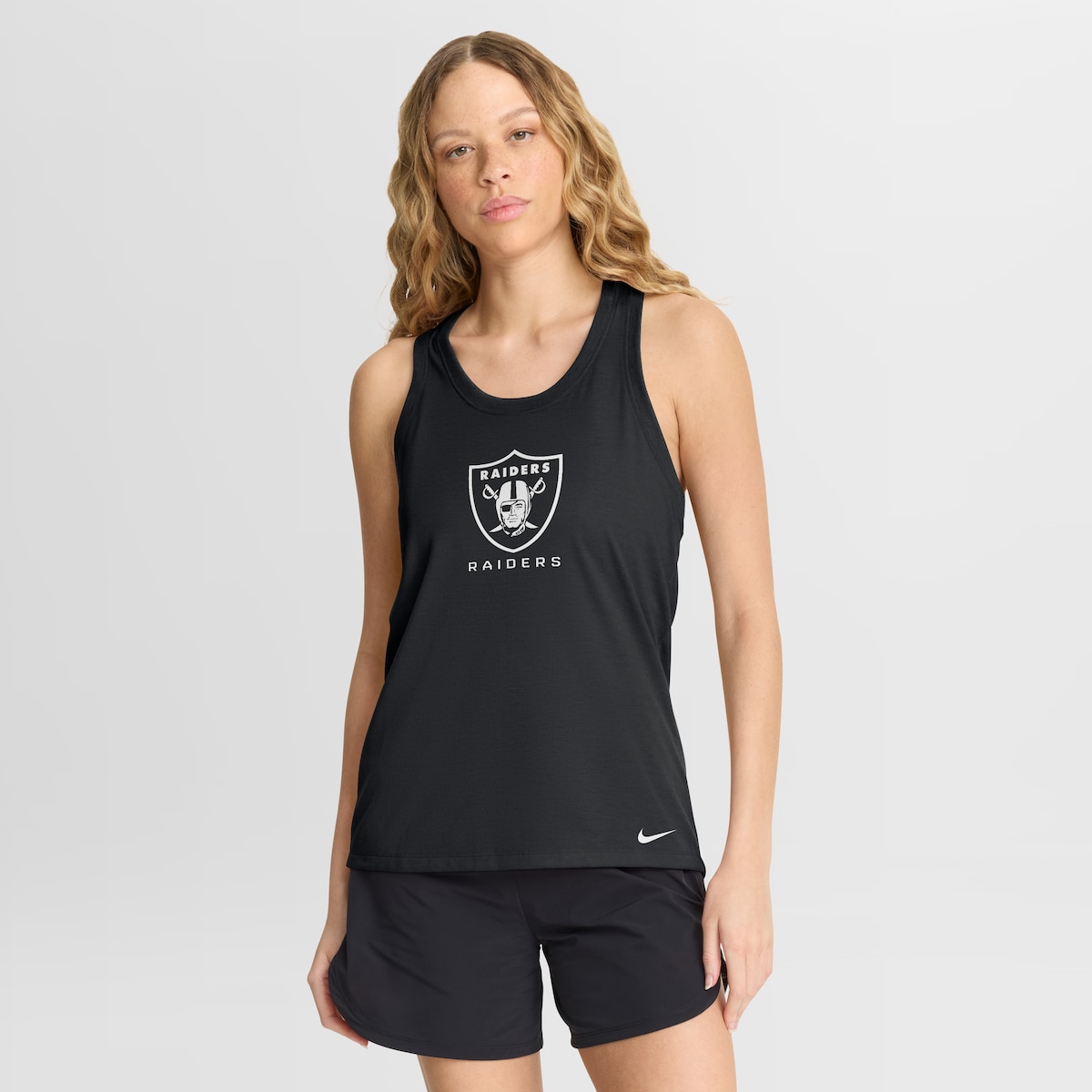 【公式グッズ】NFL レイダース タンクトップ Nike/ナイキ レディース ブラック (26 NFL Womens Nike Hurry Up Racerback Tank)