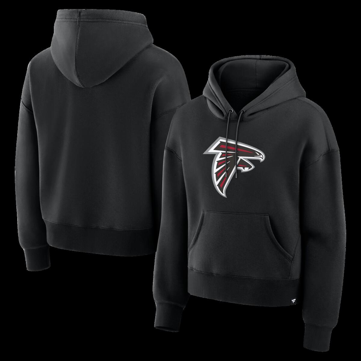 【公式グッズ】NFL ファルコンズ パーカー Fanatics/ファナティクス レディース ブラック (NFL Womens Fanatics Essential Logo Legacy POH - R)｜Fanatics公式ストア 店 13,579円