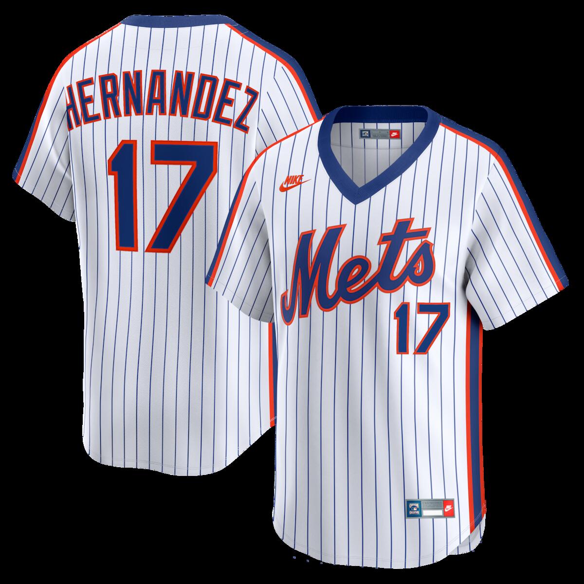 【公式グッズ】MLB メッツ キース・ヘルナンデス クーパーズタウン リミテッド ユニフォーム Nike/ナイキ メンズ ホワイト (Men's Nike Mets Cooperstown 40th Anniversary Jersey - Player)|Fanatics公式ストア 店