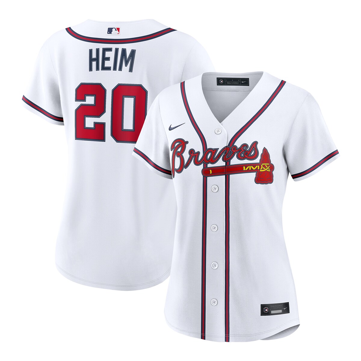 Women's Nike Jonah Heim White Atlanta Braves Home Replica Jersey
