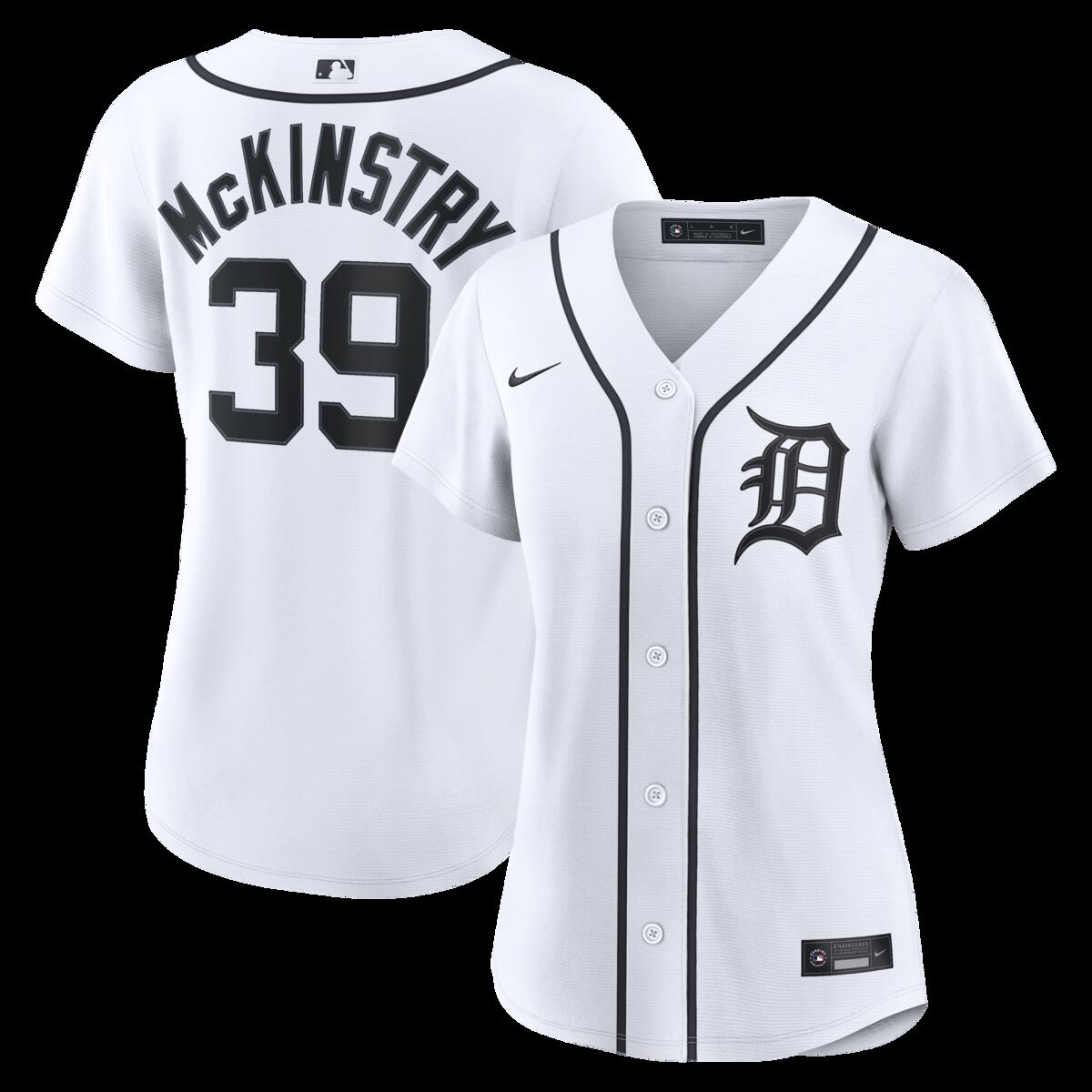 Women's Nike Zach McKinstry White Detroit Tigers Home Replica Jersey