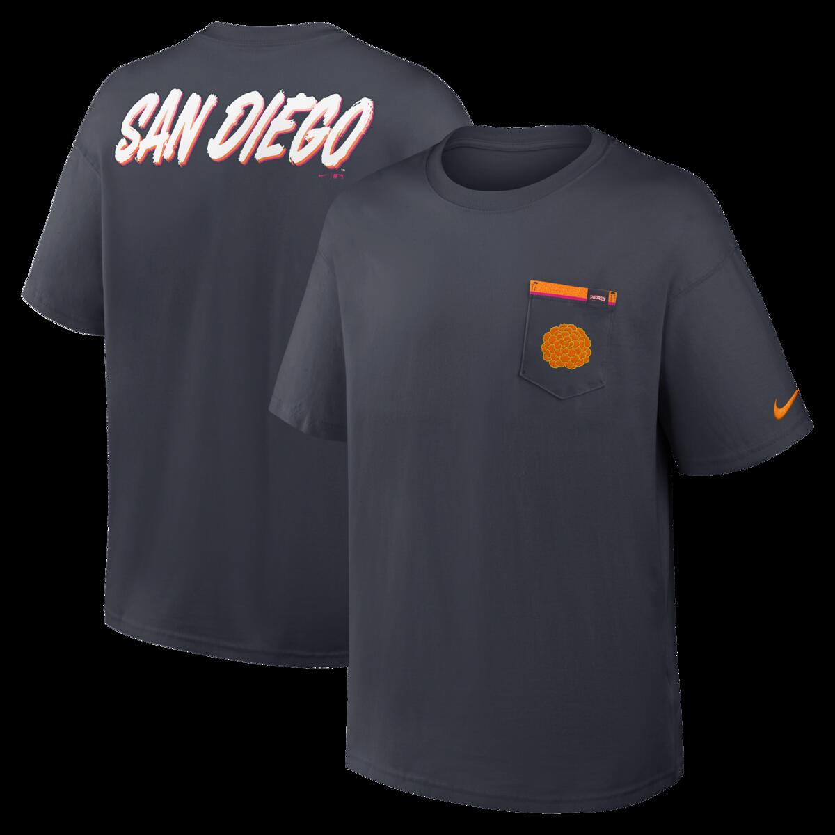 【公式グッズ】MLB パドレス Tシャツ Nike/ナイキ メンズ (Men's Nike MLB 2 Hit Max 90 Pocket Tee)｜Fanatics公式ストア 店