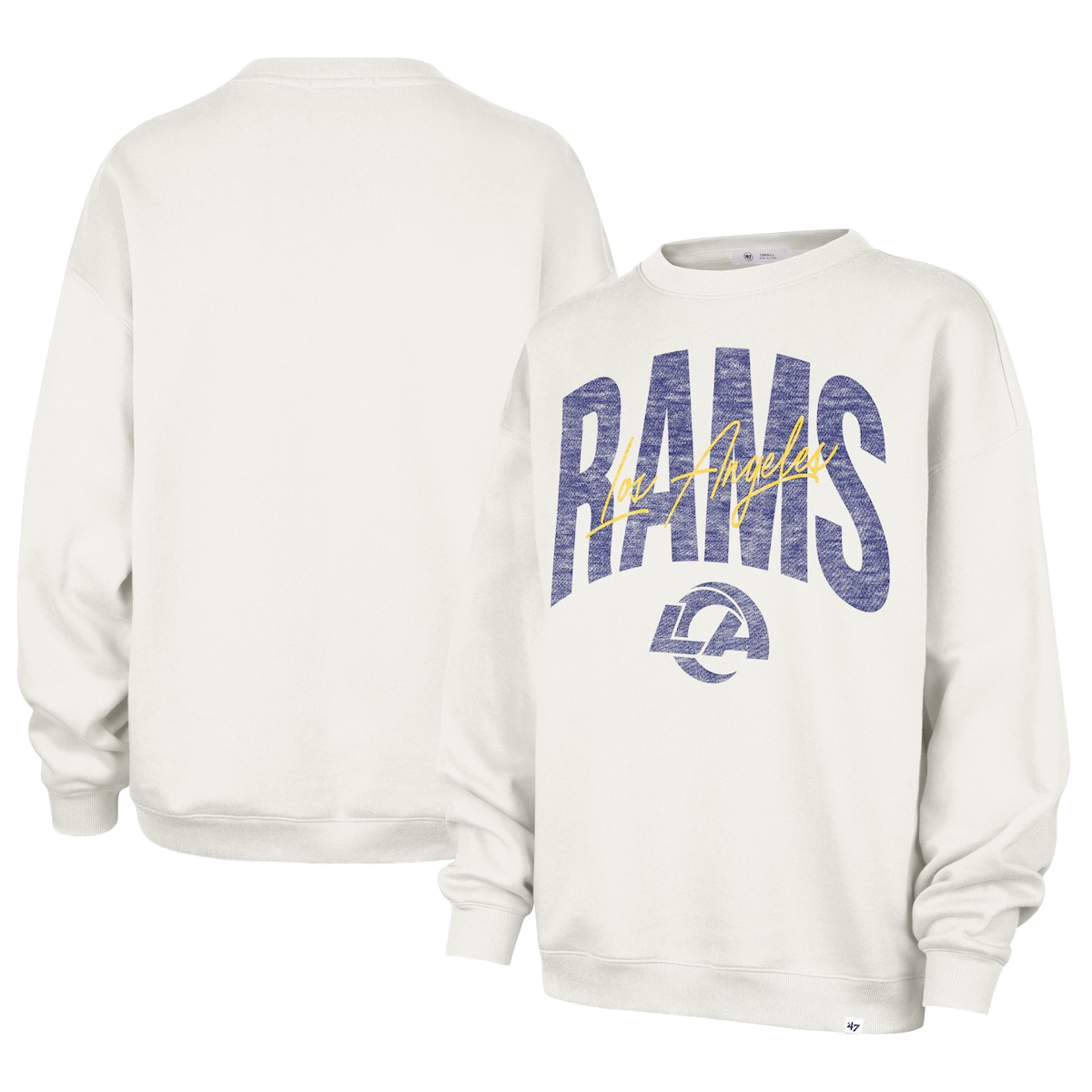 【公式グッズ】NFL ラムズ トレーナー '47/フォーティーセブン レディース (NFL Womens 47 Muse Oversized Crew - R)|Fanatics公式ストア 店