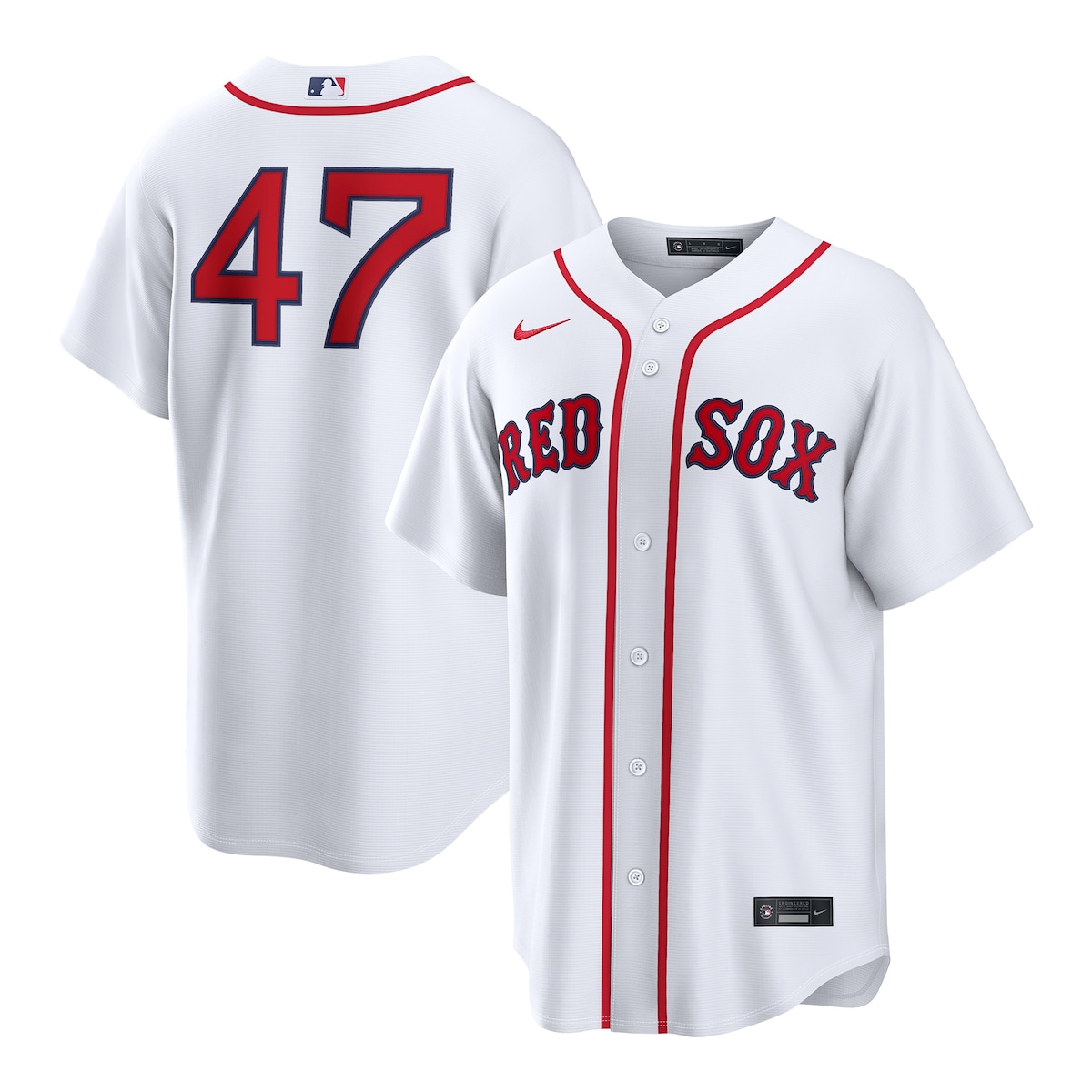 【公式グッズ】MLB レッドソックス ジョバニー・モラン ホーム ユニフォーム (レプリカ) Nike/ナイキ メンズ ホワイト (Nike 2026 Men's Replica RP26 Core Jersey - Starter Player)|Fanatics公式ストア 店