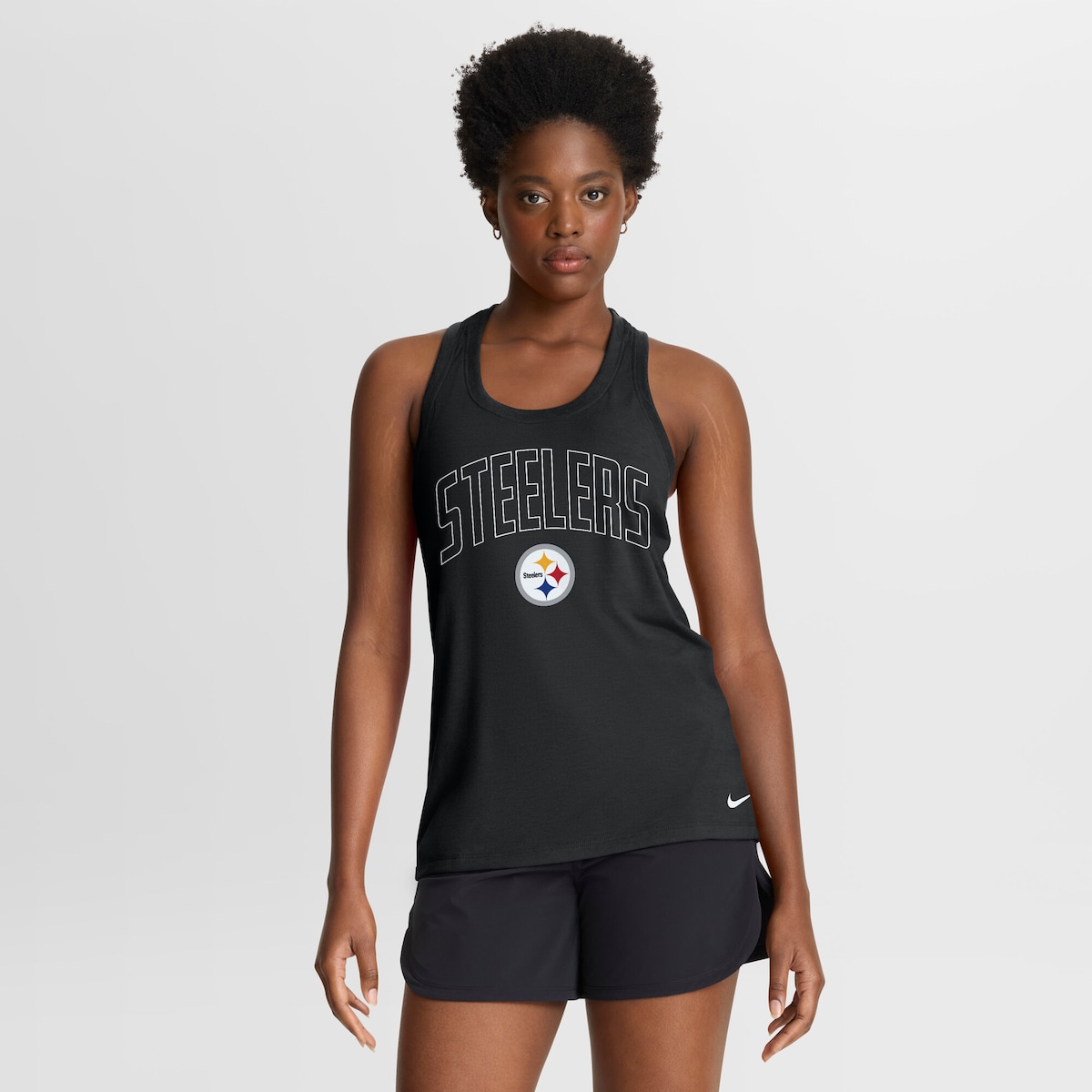 【公式グッズ】NFL スティーラーズ タンクトップ Nike/ナイキ レディース ブラック (26 NFL Womens Nike Primetime Racerback Tank)｜Fanatics公式ストア 店